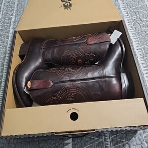 Alvies Billy GibbonsZZ Top‎ BFG 01 MSRP $459 Men's 11.5DE El Hombre Cowboy Boots